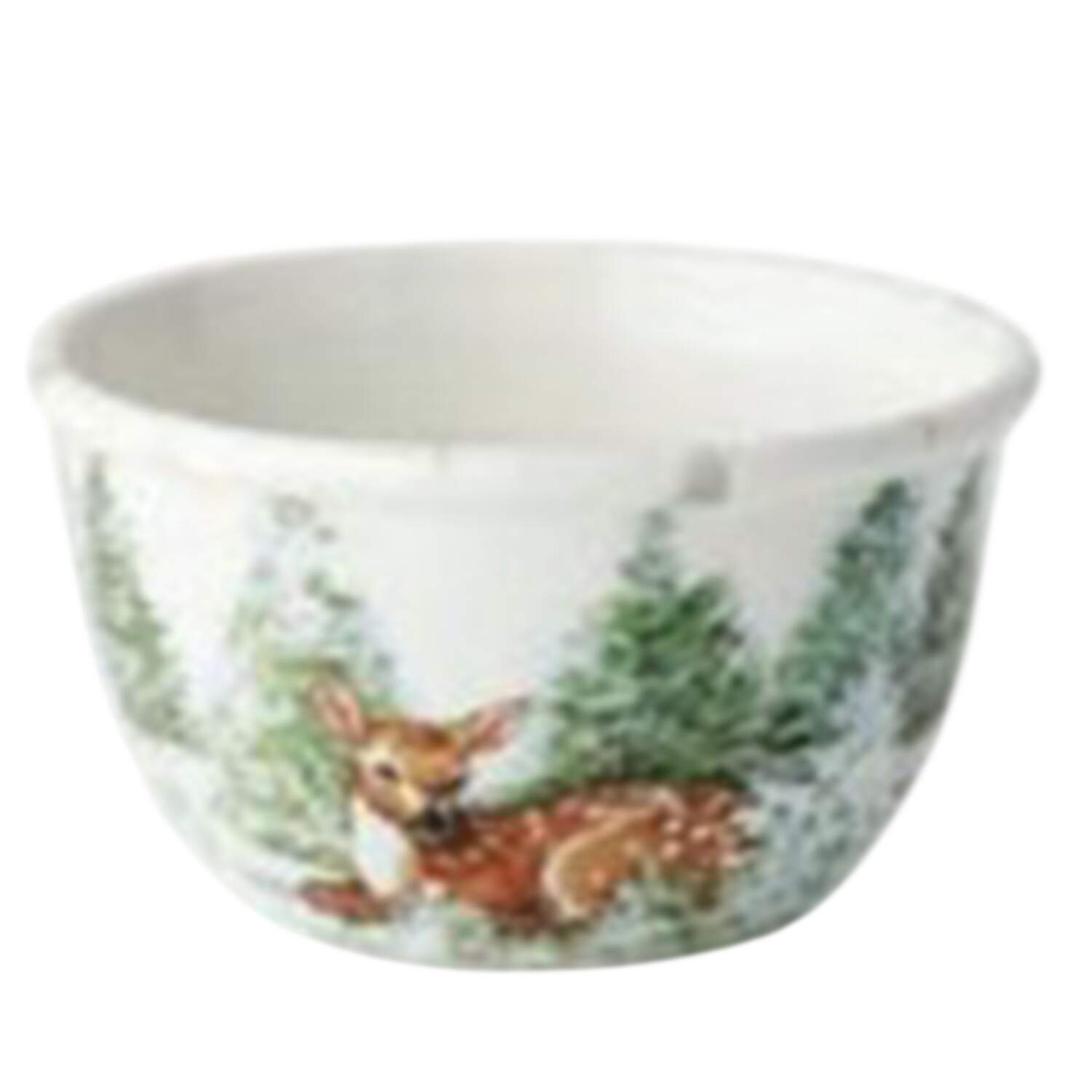 Winter's Cabin Individual Ice Cream/Dessert Bowl by Certified International-1