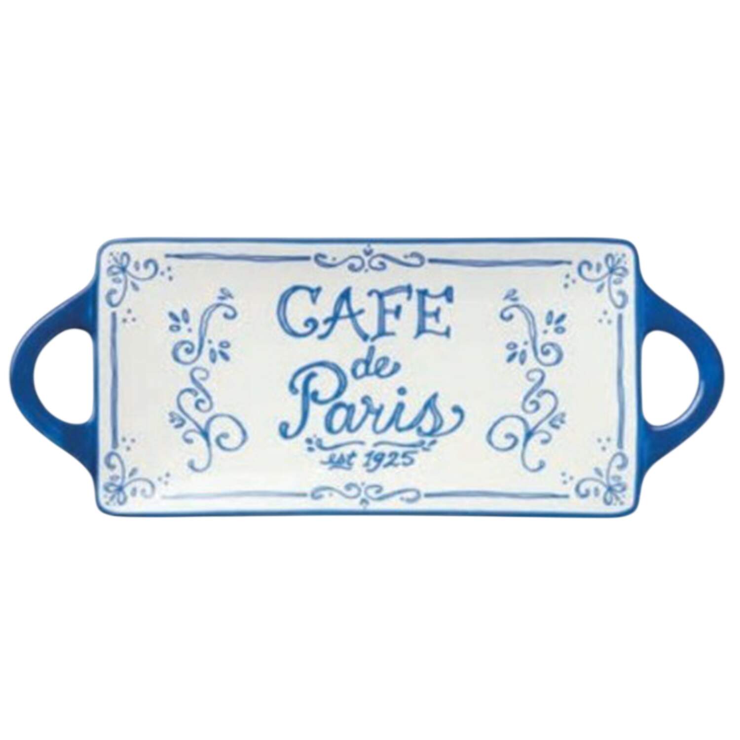 French Rooster 15" Handled Tray by Certified International-1