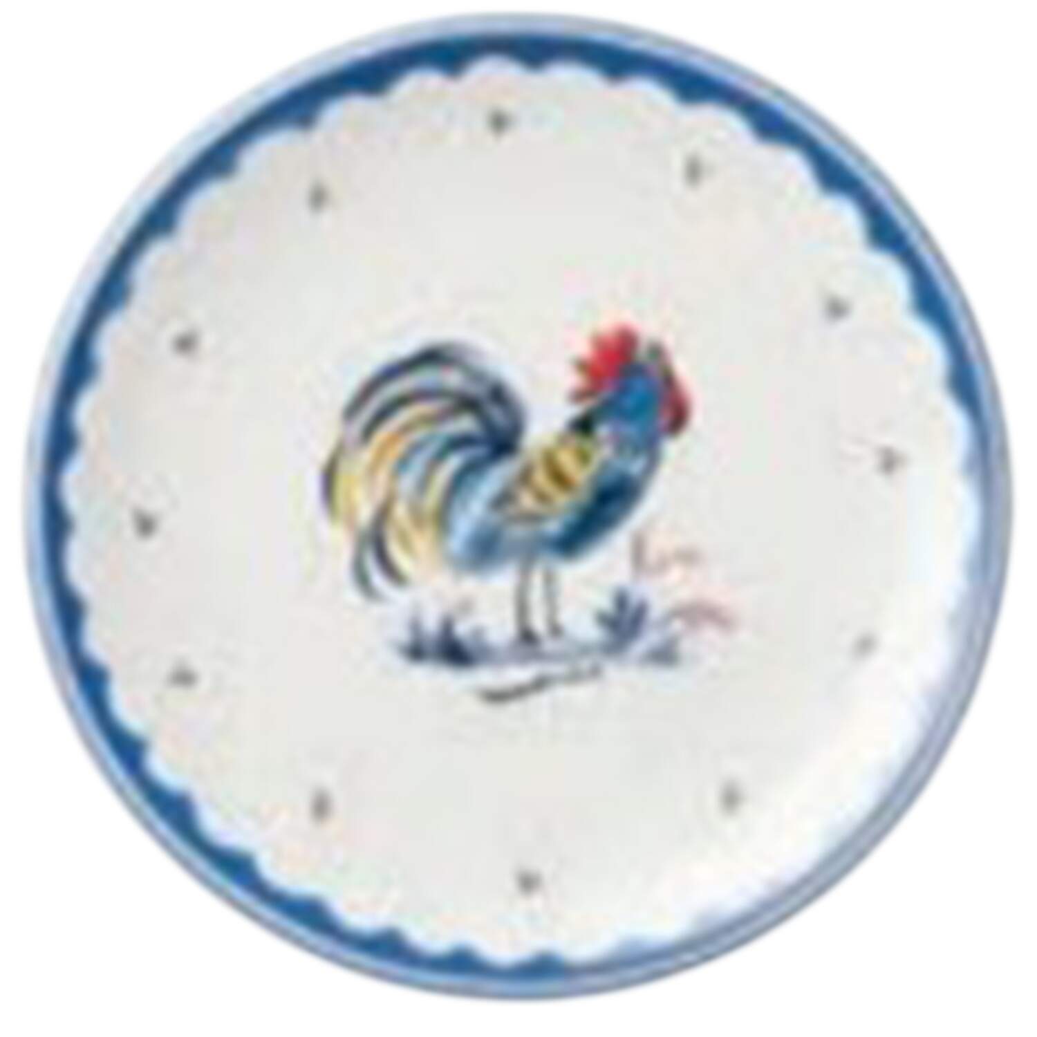 French Rooster Salad Plate by Certified International-1