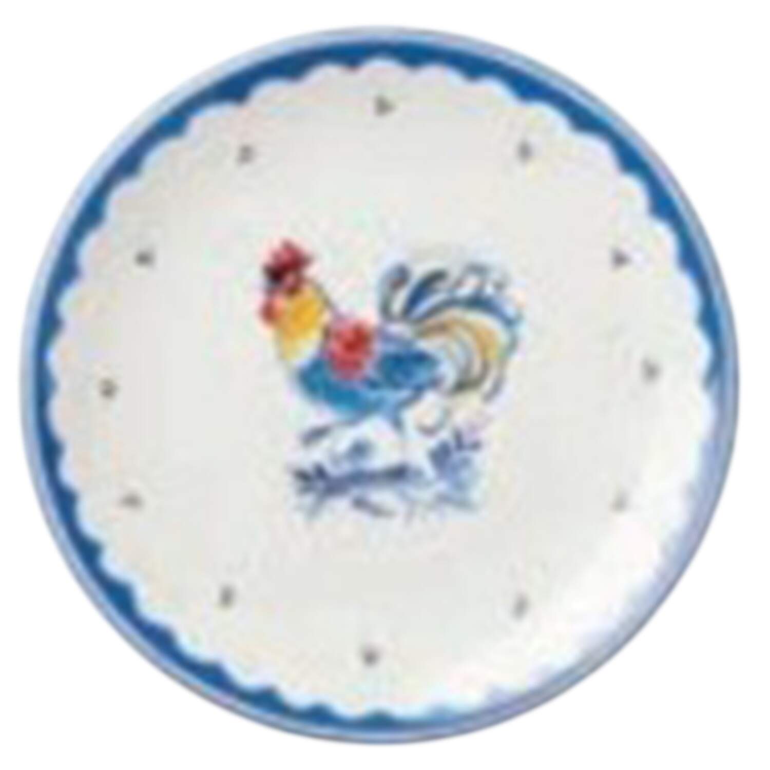 French Rooster Salad Plate by Certified International-1