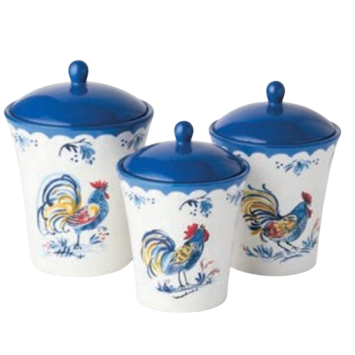 French Rooster Large Canister & Lid by Certified International-1