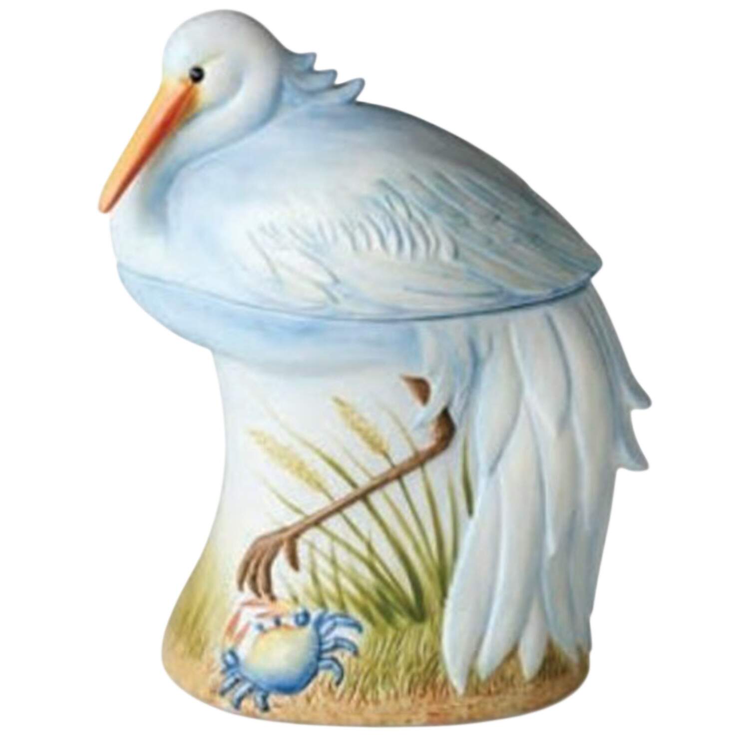 Coastal Birds Figural Cookie Jar & Lid by Certified International-1