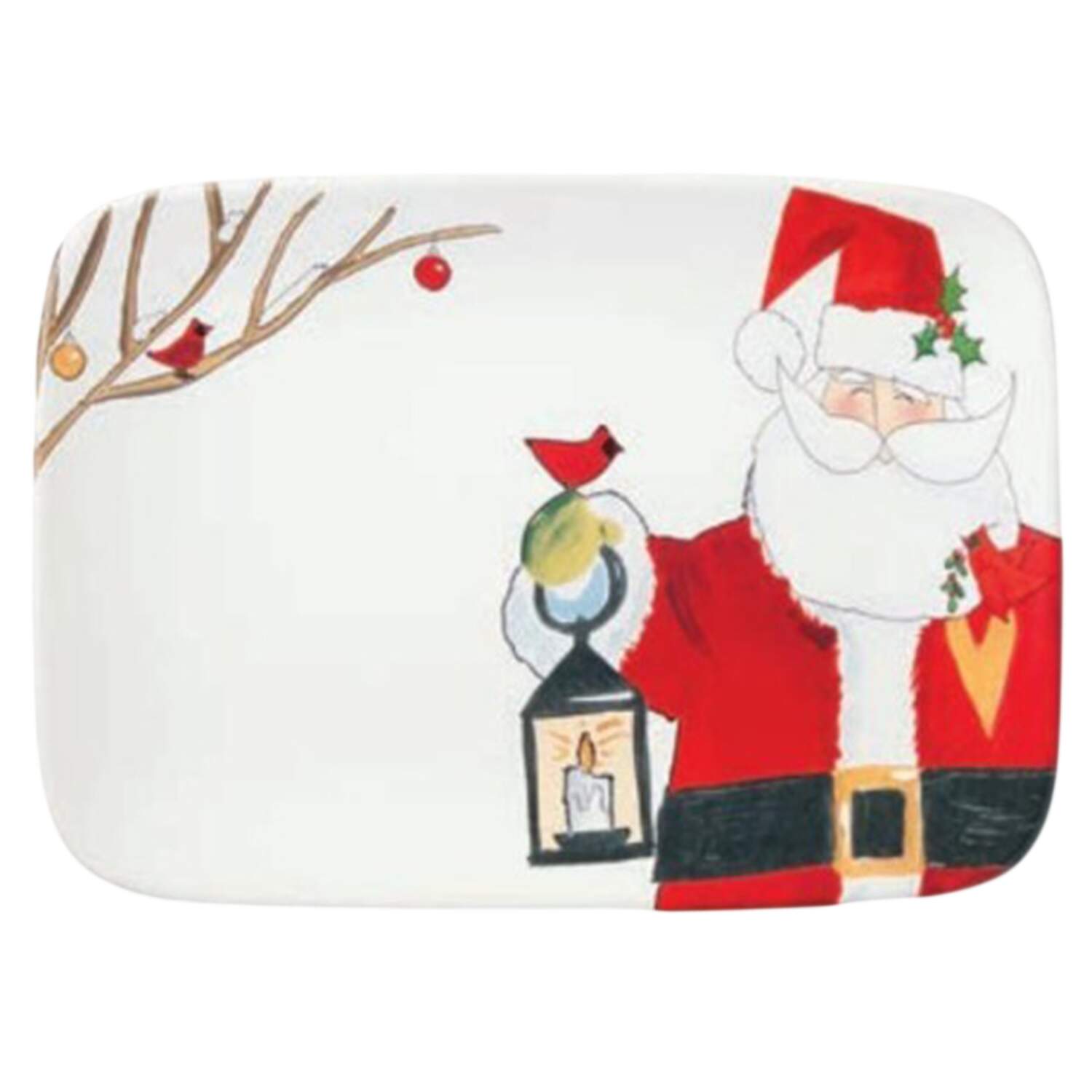 Santa's Delight 14" Rectangular Serving Platter by Certified International-1