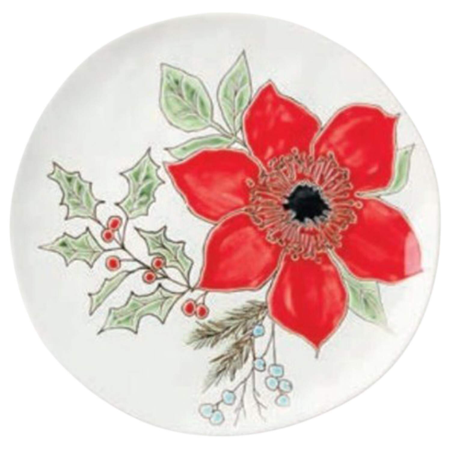 Festive Blooms Dinner Plate by Certified International-1
