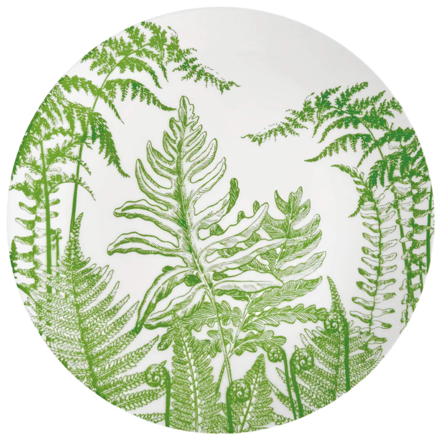 Spring Verde (Green) 12" Chop Plate (Round Platter) by Caskata-1