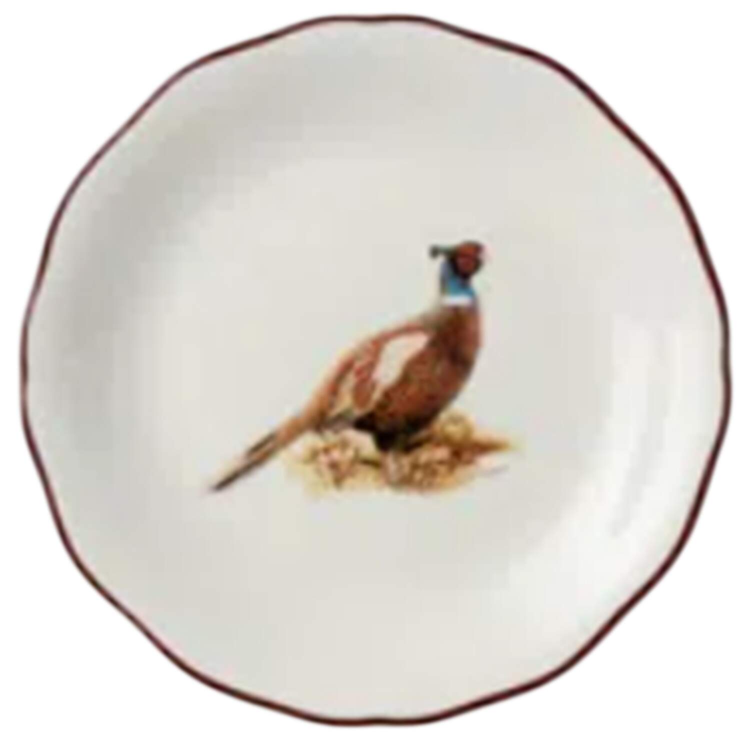 Pheasant Grove Canape Plate by Certified International-1