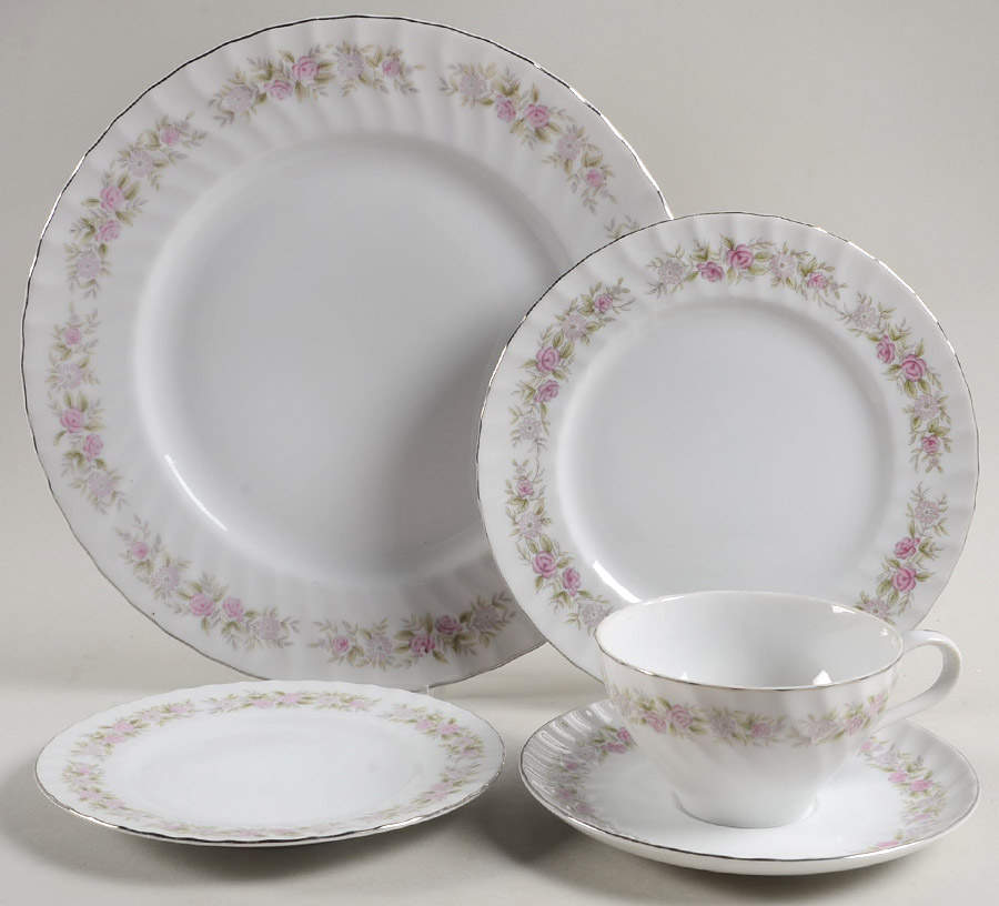 Teahouse Rose 40 Piece Estate Set by Dansico-1