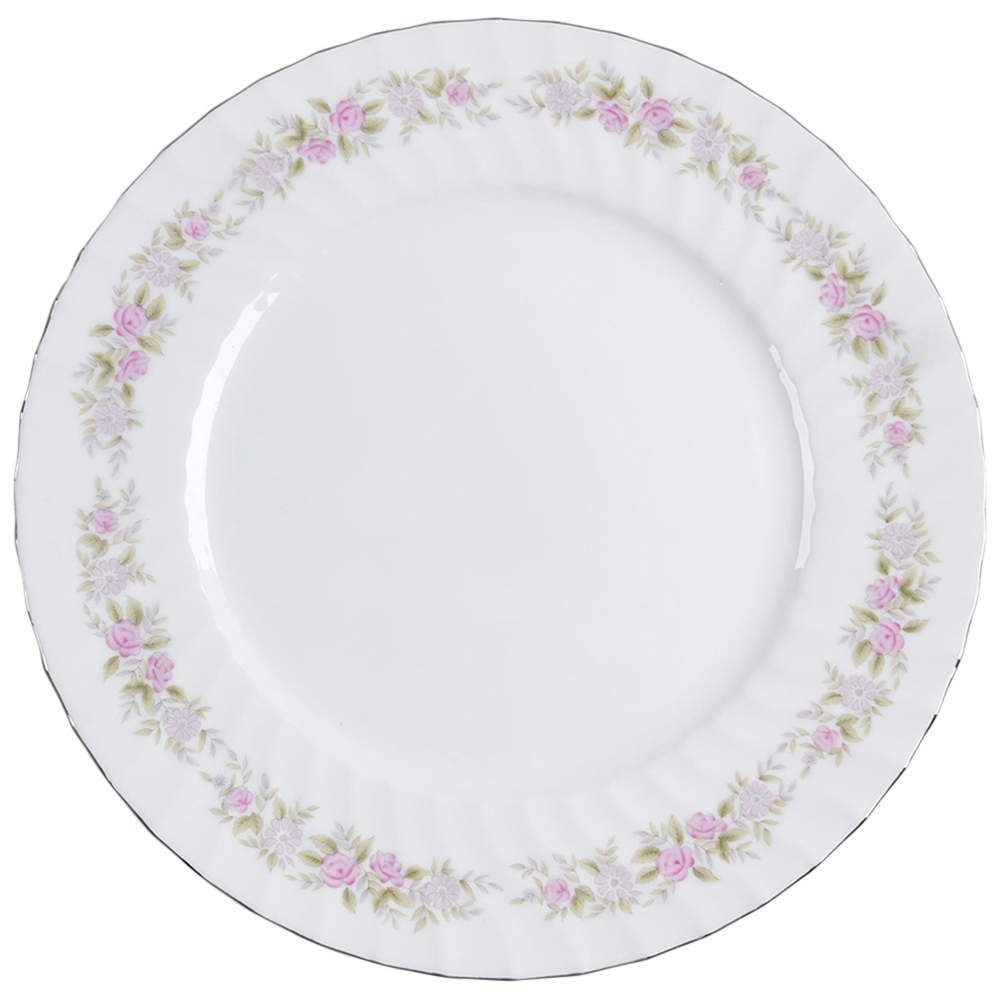 Teahouse Rose Dinner Plate by Dansico-1