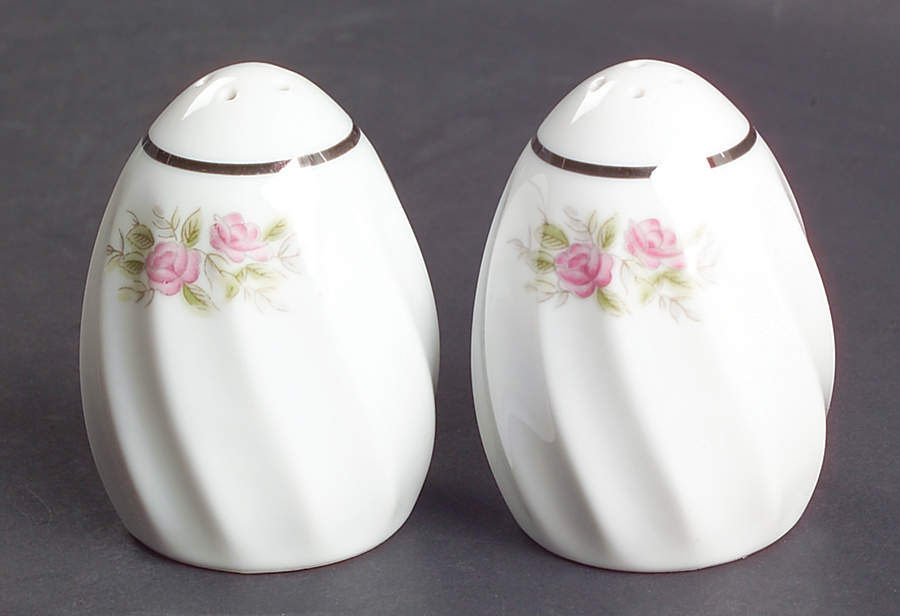 Teahouse Rose Salt & Pepper Set by Dansico-1