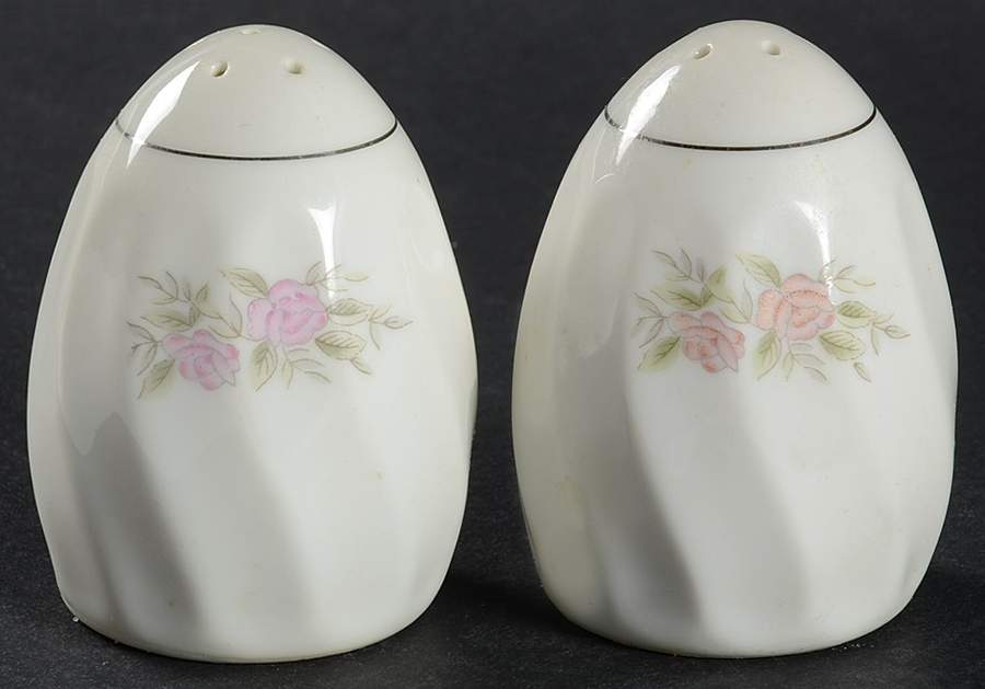 Teahouse Rose Salt & Pepper Set by Dansico-1