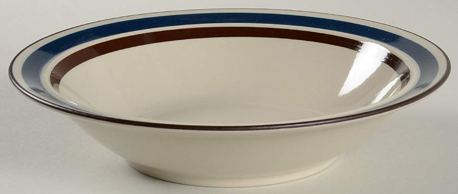 Akey Blue 9" Round Vegetable Bowl by Dachi-1