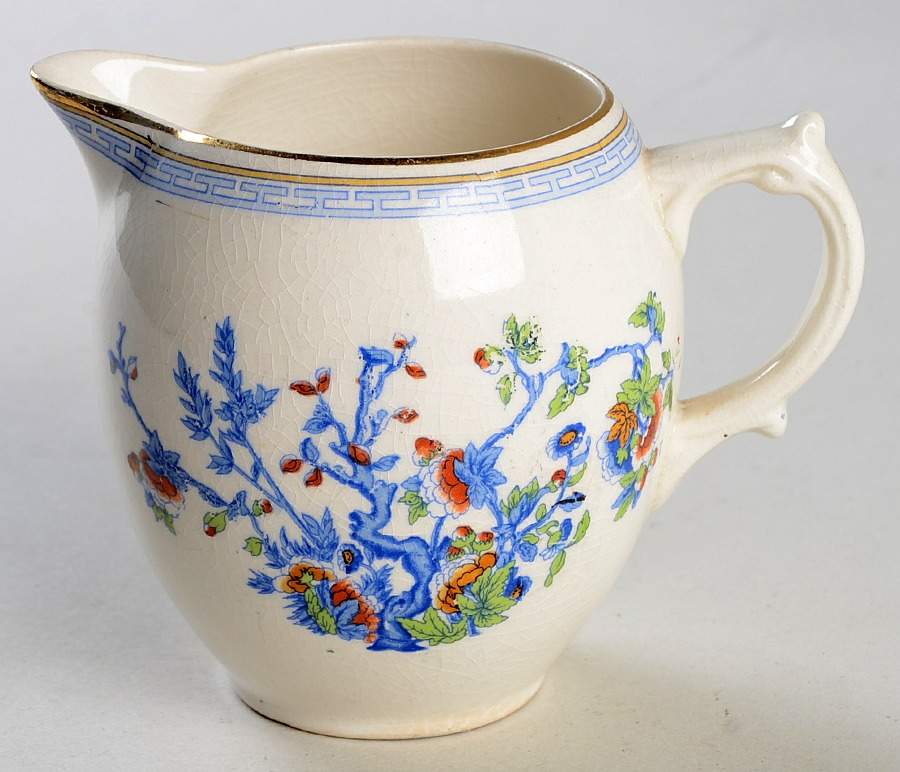 Indian Tree Creamer by Davison & Son-1