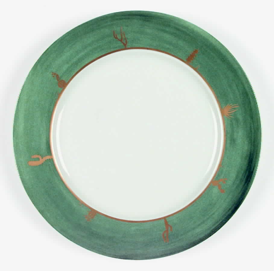 Cactus Dinner Plate by Daum-1