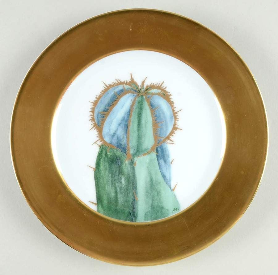 Cactus Salad Plate by Daum-1