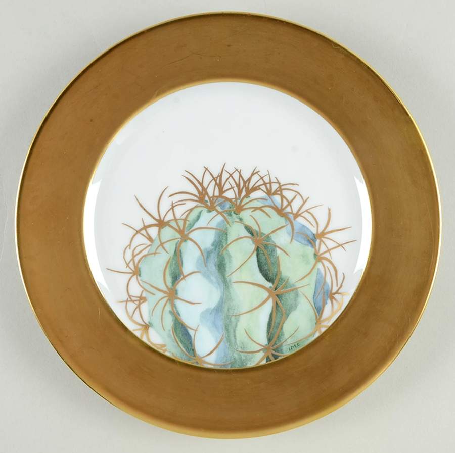 Cactus Salad Plate by Daum-1