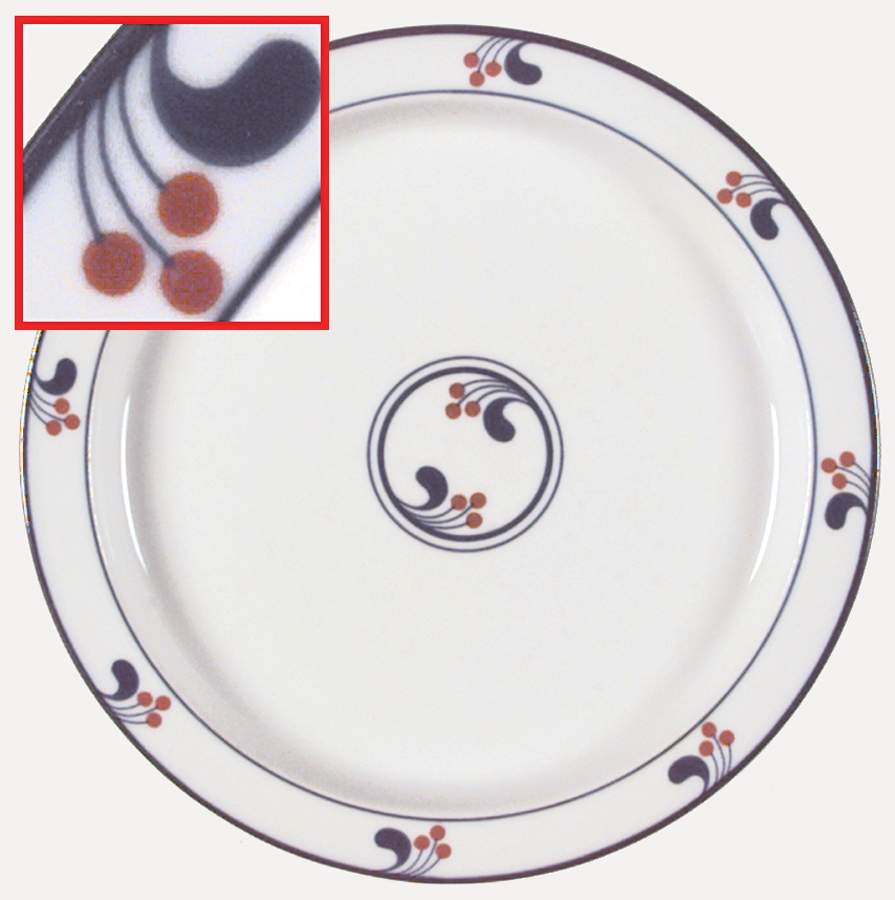 Aalborg (Red Berries) Salad Plate by Dansk-1