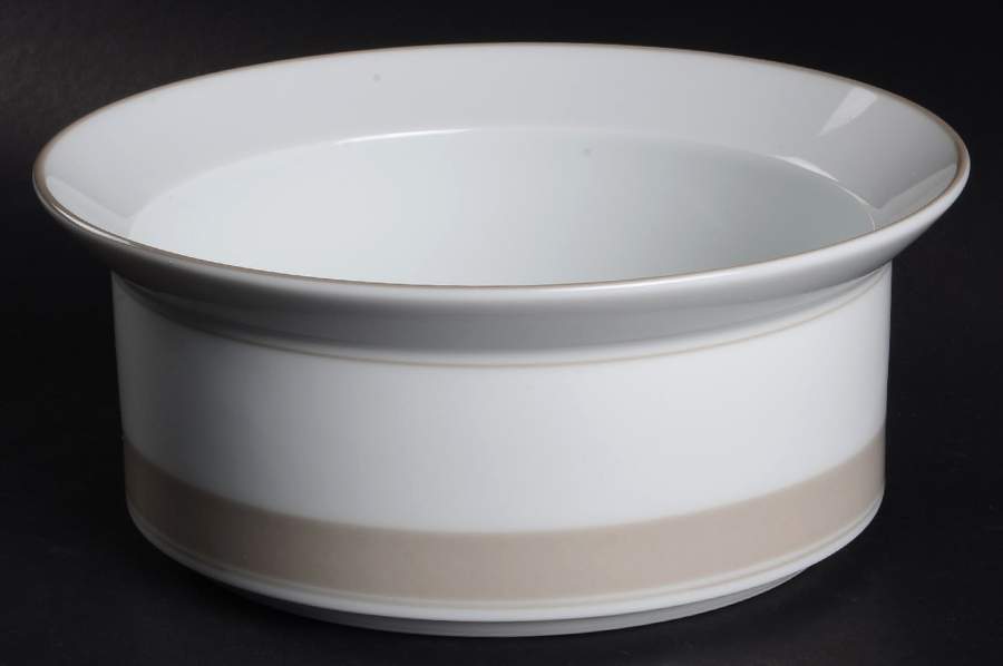 Adagio Taupe 8" Round Vegetable Bowl by Dansk-1
