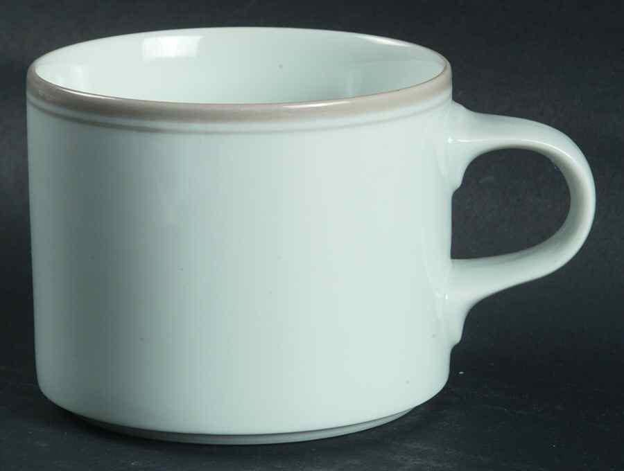 Adagio Taupe Flat Cup by Dansk-1