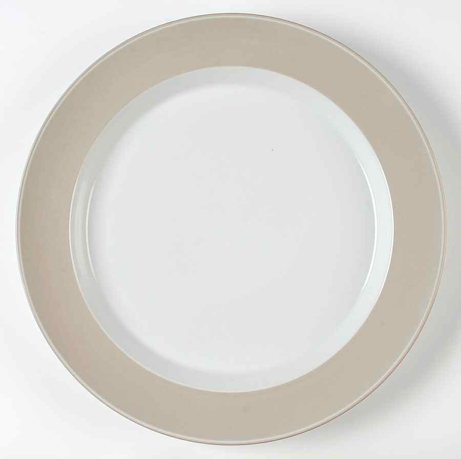 Adagio Taupe 13" Chop Plate (Round Platter) by Dansk-1