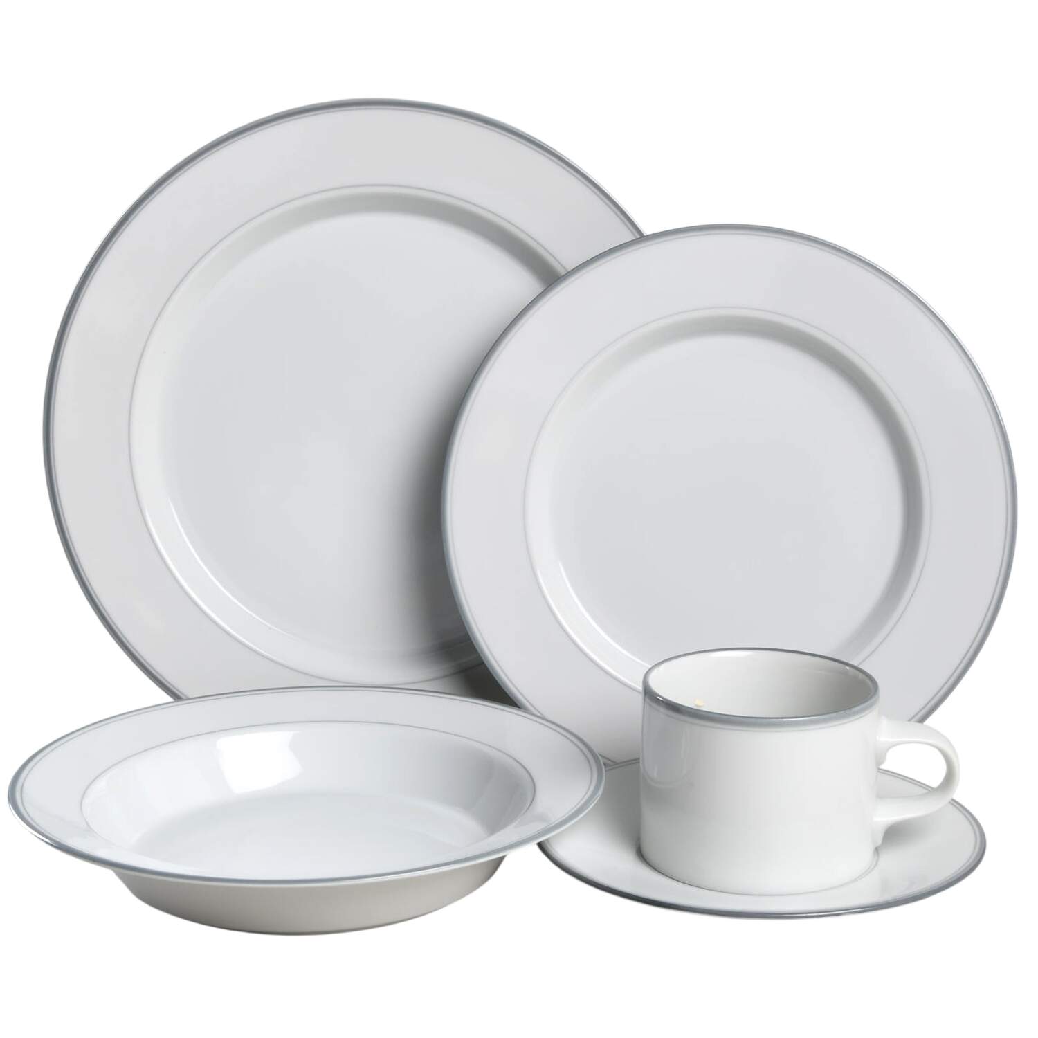 Allegro Grey 5 Piece Place Setting by Dansk-1