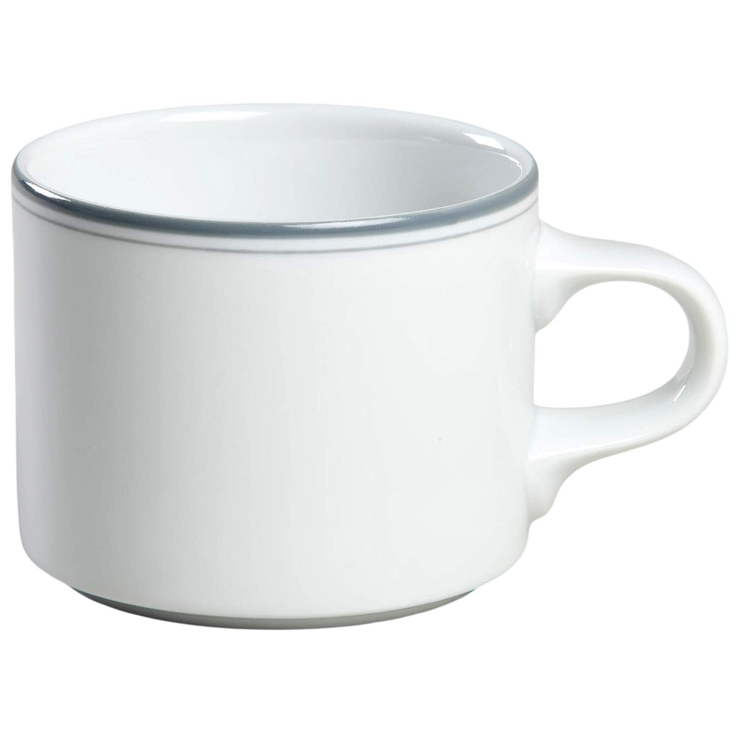 Allegro Grey Flat Cup by Dansk-1
