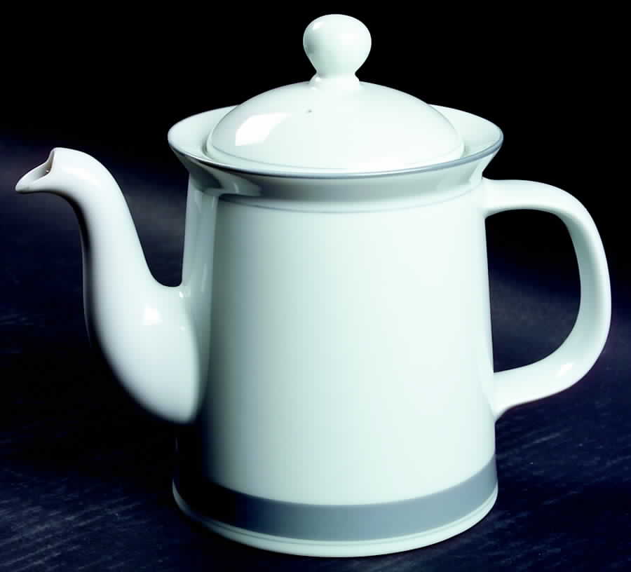 Allegro Grey Tea/Coffee Pot & Lid by Dansk-1
