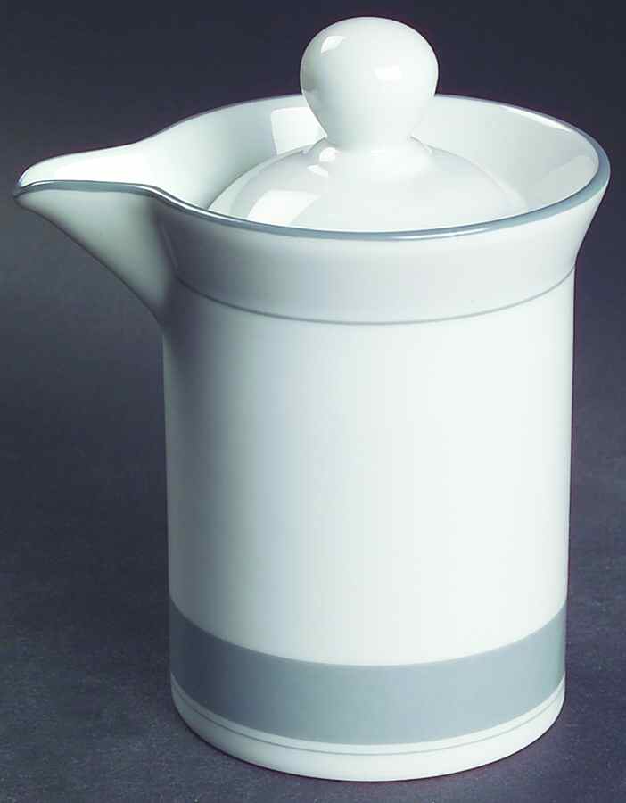 Allegro Grey Creamer & Lid by Dansk-1