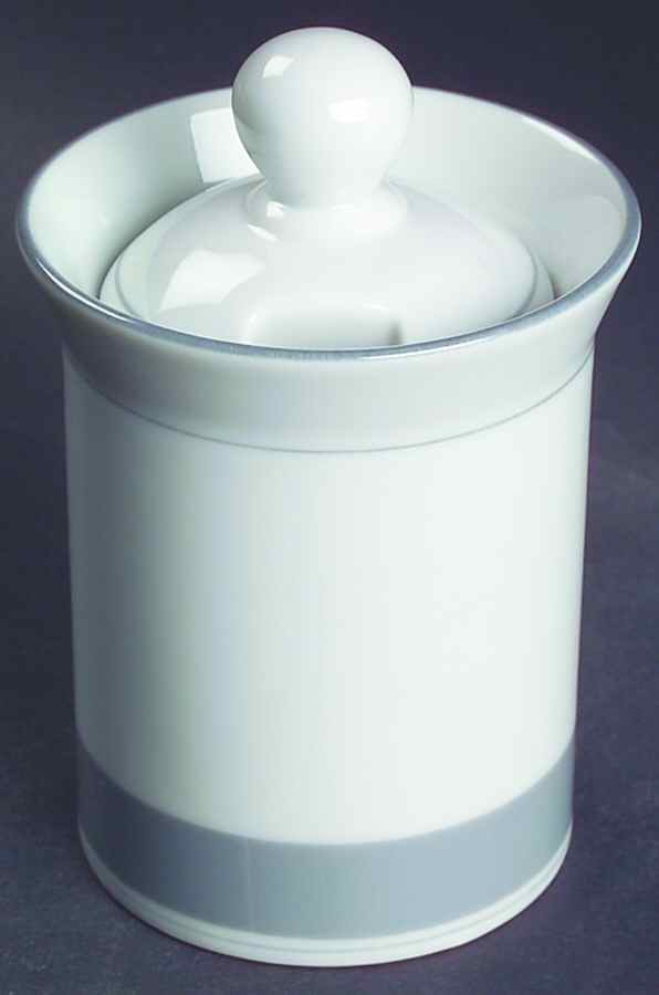 Allegro Grey Sugar Bowl & Lid by Dansk-1