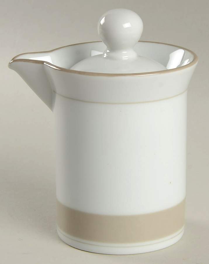 Allegro Taupe Creamer & Lid by Dansk-1