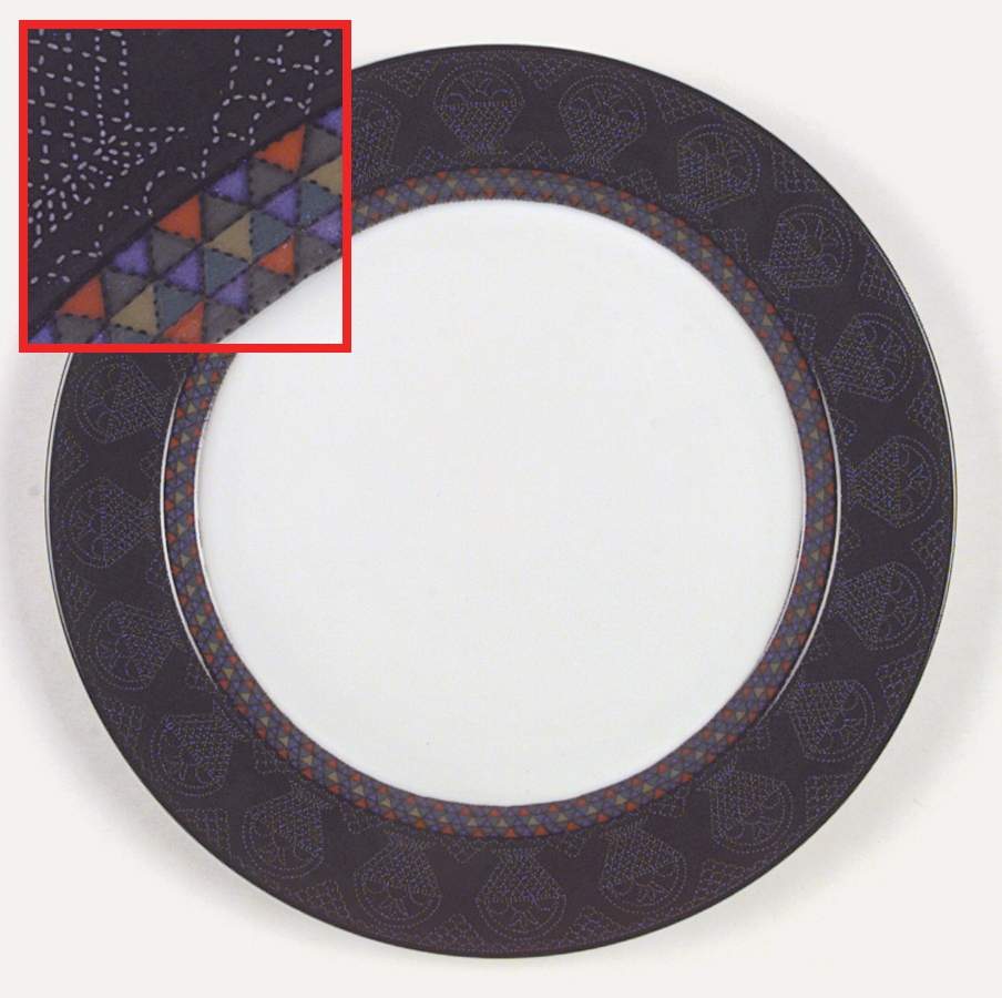 Amish Shadow Dinner Plate by Dansk-1