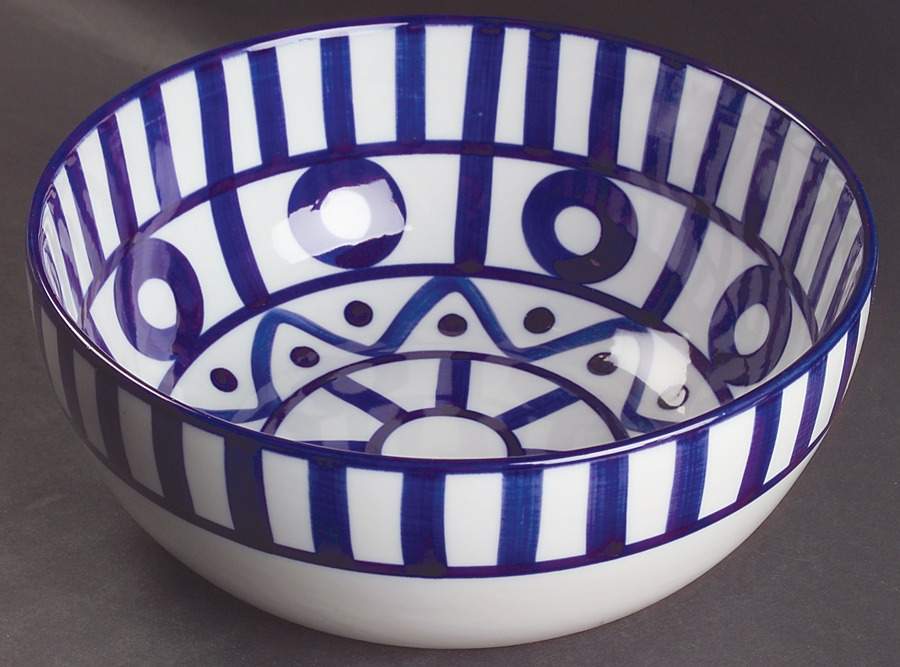 Arabesque (Sri Lanka, Phillipines) 10" Large Salad Serving Bowl by Dansk-1