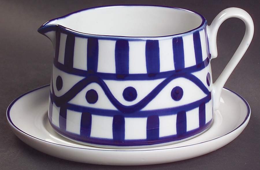 Arabesque (Sri Lanka, Phillipines) Gravy Boat & Underplate by Dansk-1