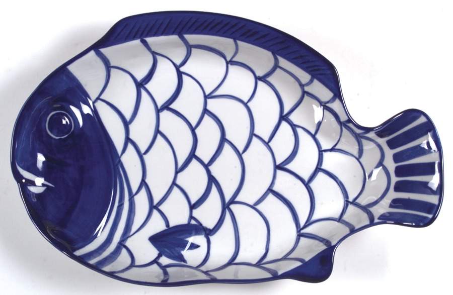 Arabesque (Sri Lanka, Phillipines) 17" Fish Platter by Dansk-1