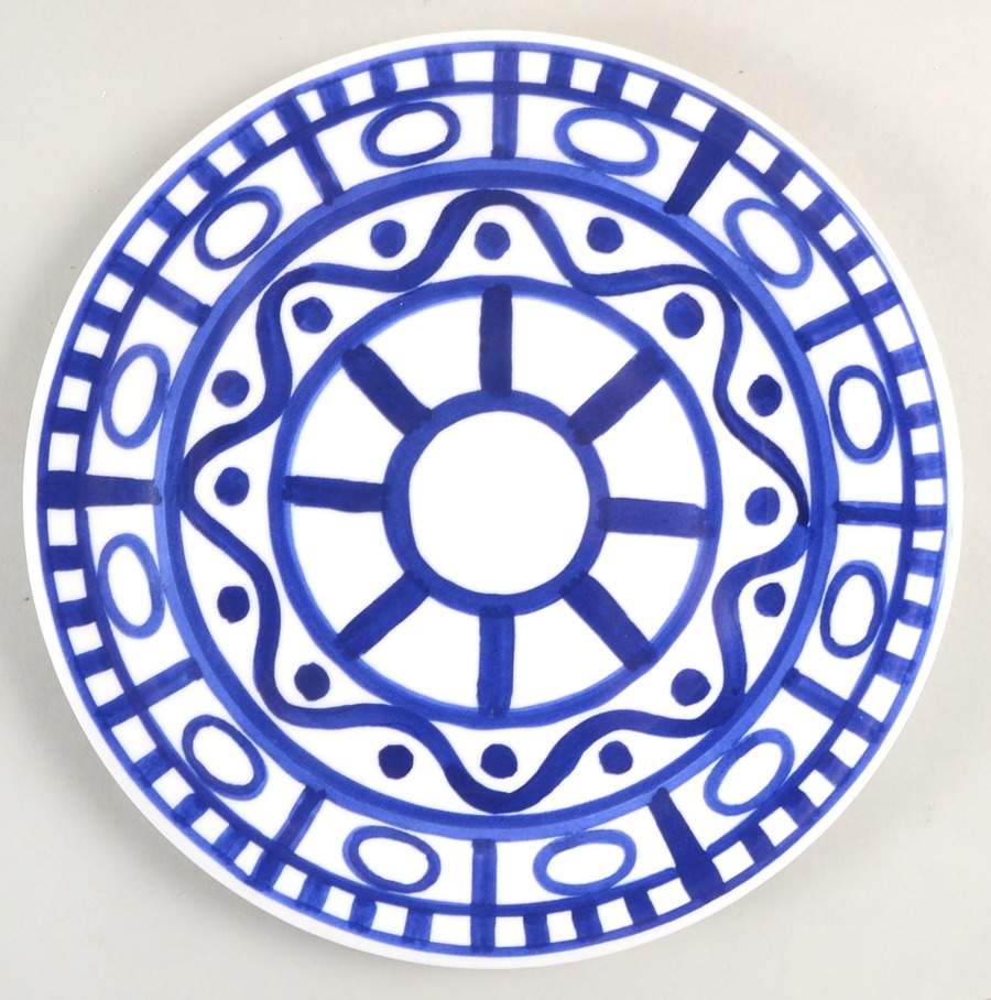 Arabesque (Sri Lanka, Phillipines) Melamine Salad Plate by Dansk-1