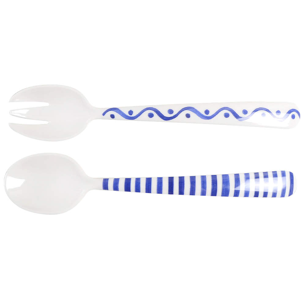 Arabesque (Sri Lanka, Phillipines) Melamine Salad Serving Set by Dansk-1