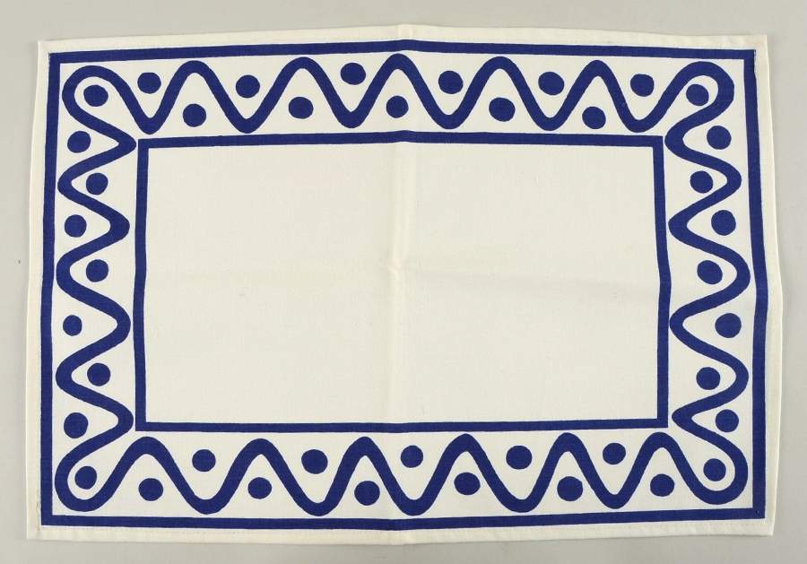 Arabesque (Sri Lanka, Phillipines) Cloth Placemat by Dansk-1