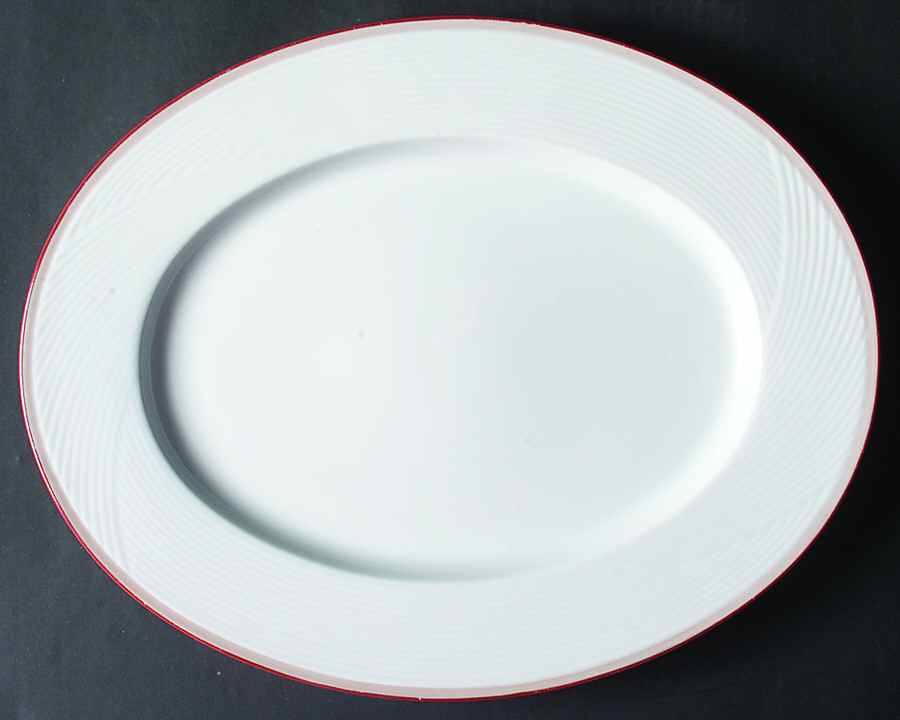 Bamboo 14" Oval Serving Platter by Dansk-1