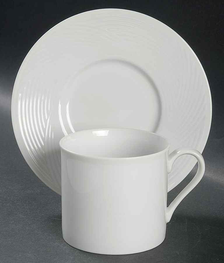 Bamboo Flat Cup & Saucer Set by Dansk-1