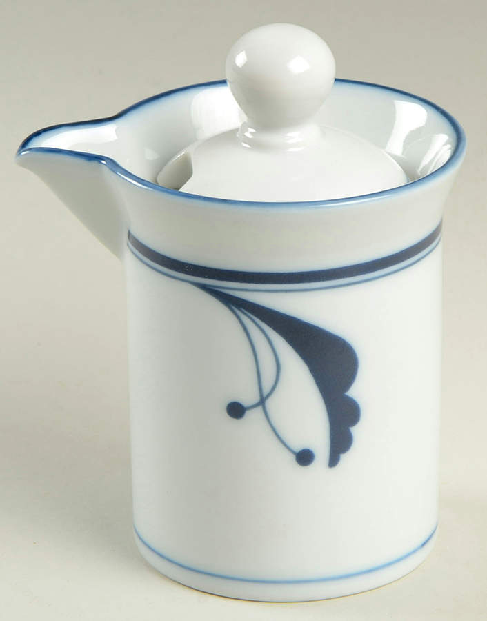 Bayberry Blue (Japan, Portugal) Creamer & Lid by Dansk-1