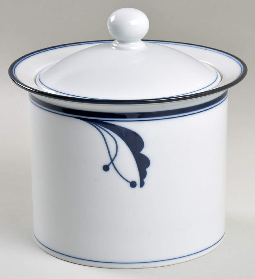 Bayberry Blue (Japan, Portugal) Medium Canister & Lid by Dansk-1
