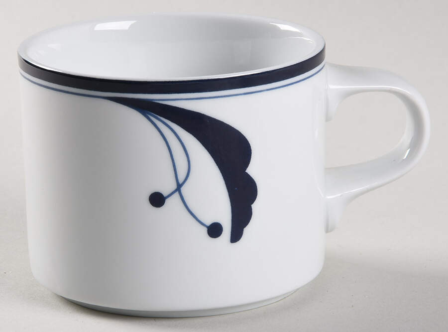 Bayberry Blue (Japan, Portugal) Flat Cup by Dansk-1