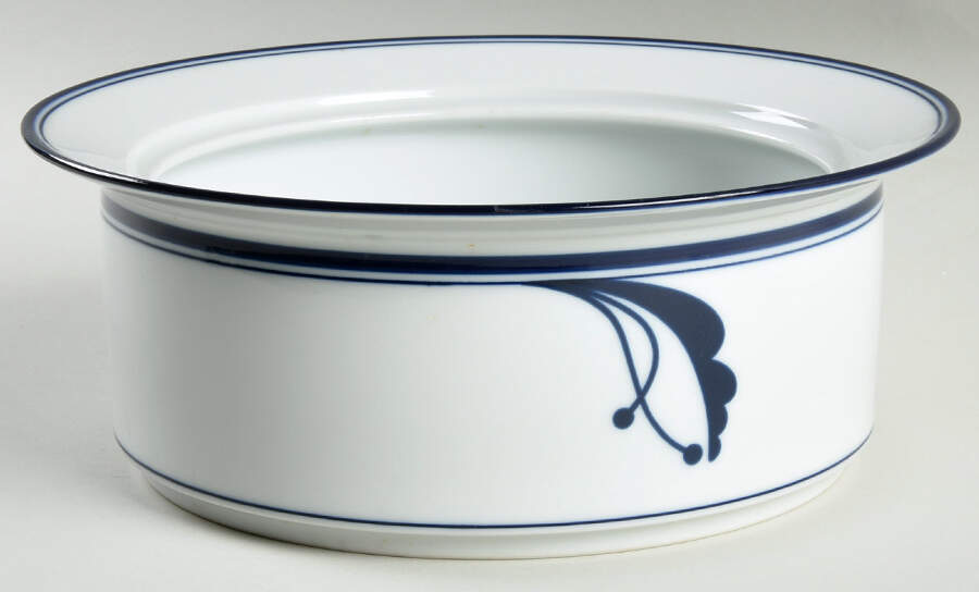 Bayberry Blue (Japan, Portugal) 2 Qt Round Covered Casserole No Lid by Dansk-1
