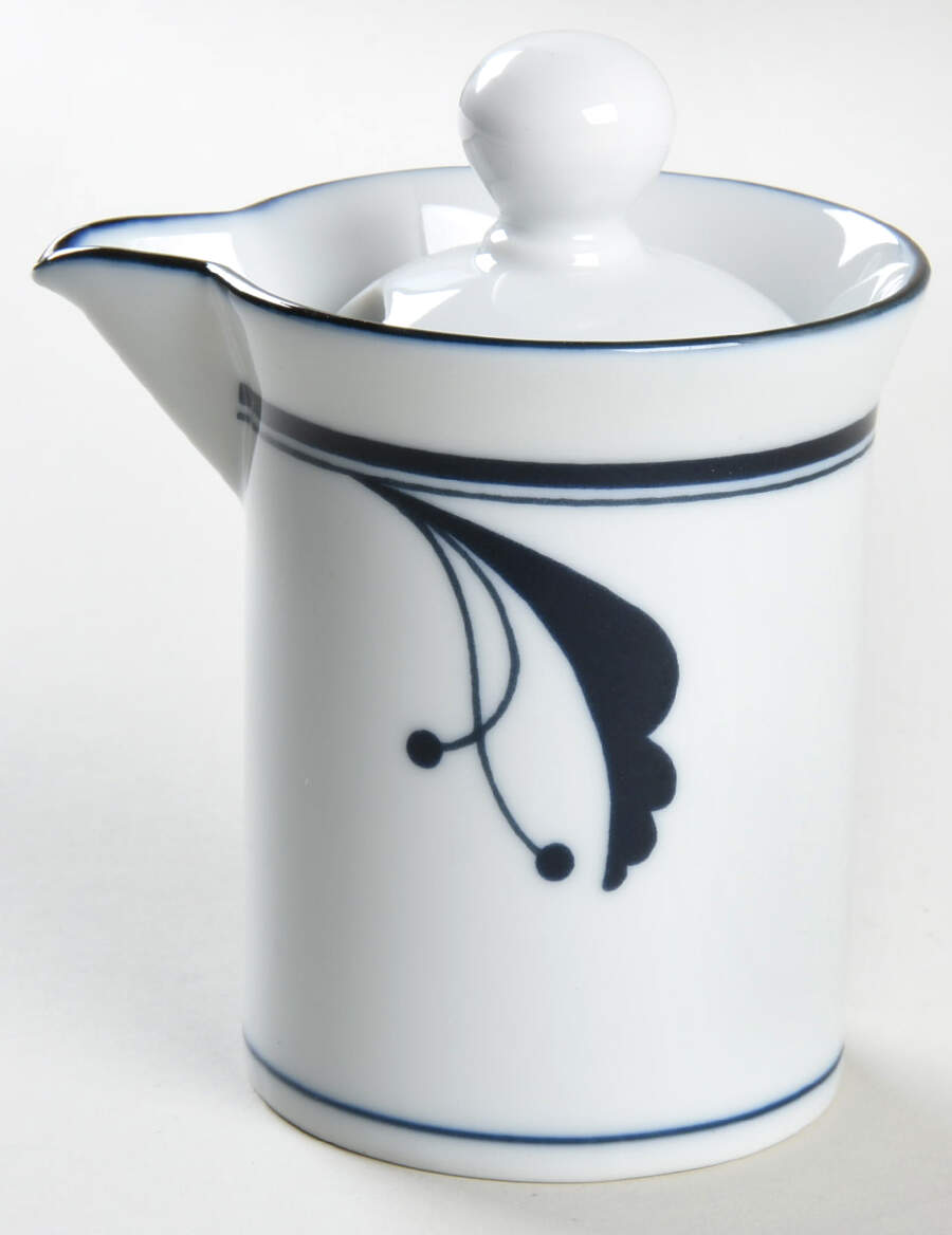 Bayberry Blue (Japan, Portugal) Creamer & Lid by Dansk-1