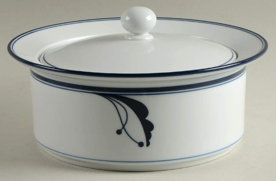 Bayberry Blue (Japan, Portugal) 2 Qt Round Covered Casserole by Dansk-1