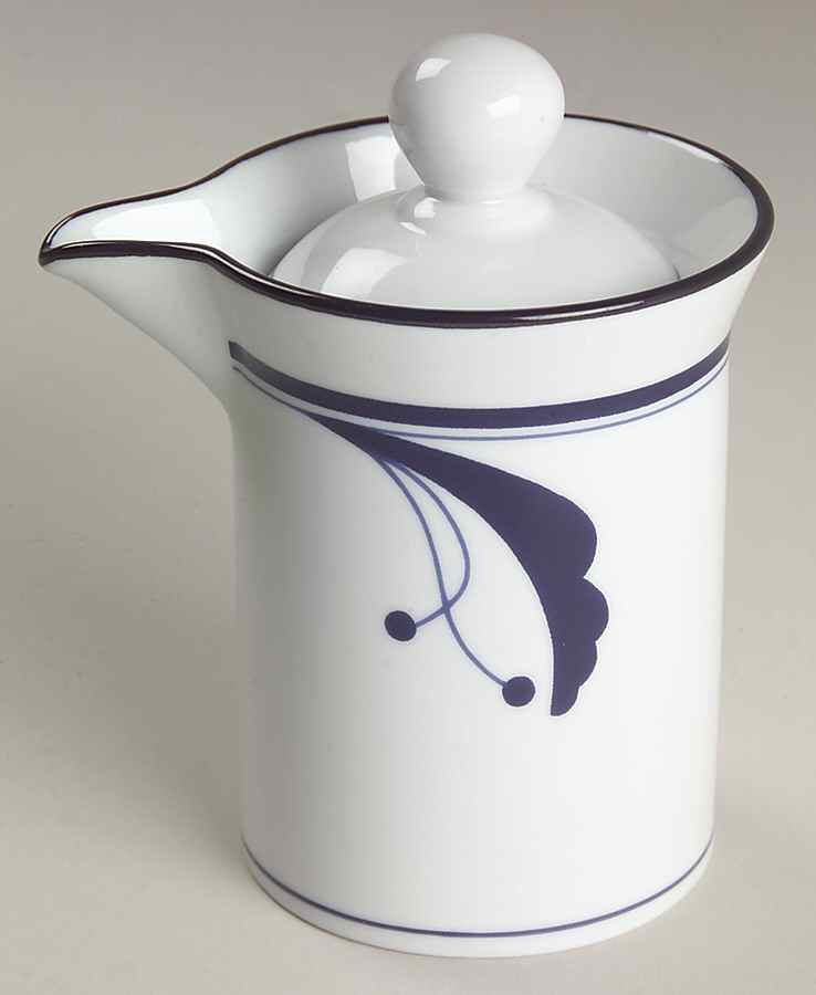 Bayberry Blue (Japan, Portugal) Creamer & Lid by Dansk-1