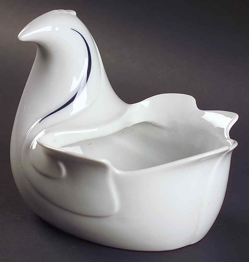 Bayberry Blue (Japan, Portugal) Medium Planter by Dansk-1