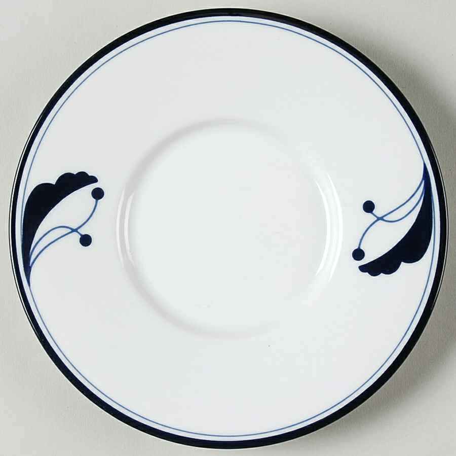 Bayberry Blue (Japan, Portugal) Saucer for Flat Cup by Dansk-1