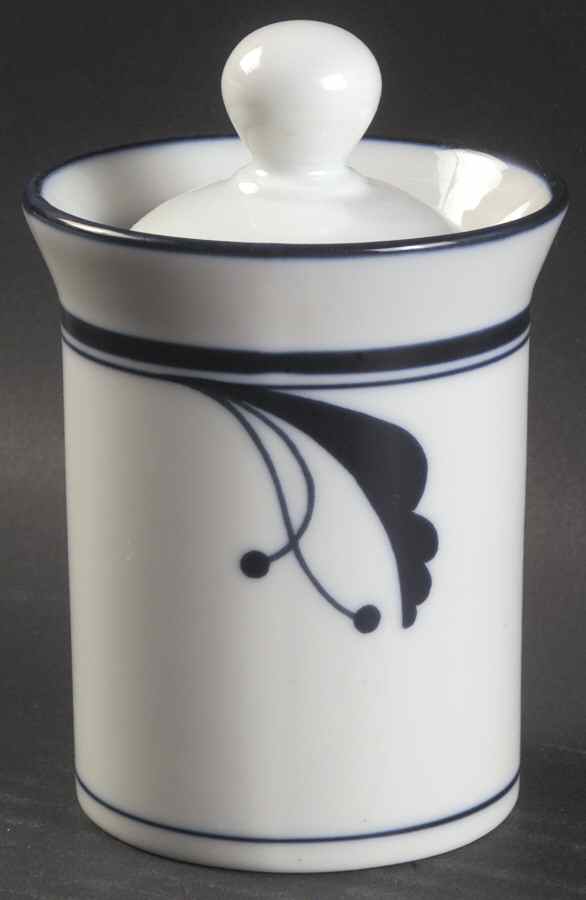 Bayberry Blue (Japan, Portugal) Sugar Bowl & Lid by Dansk-1