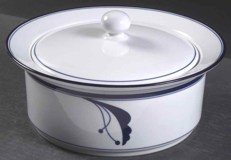 Bayberry Blue (Japan, Portugal) 2 Qt Round Covered Casserole by Dansk-1