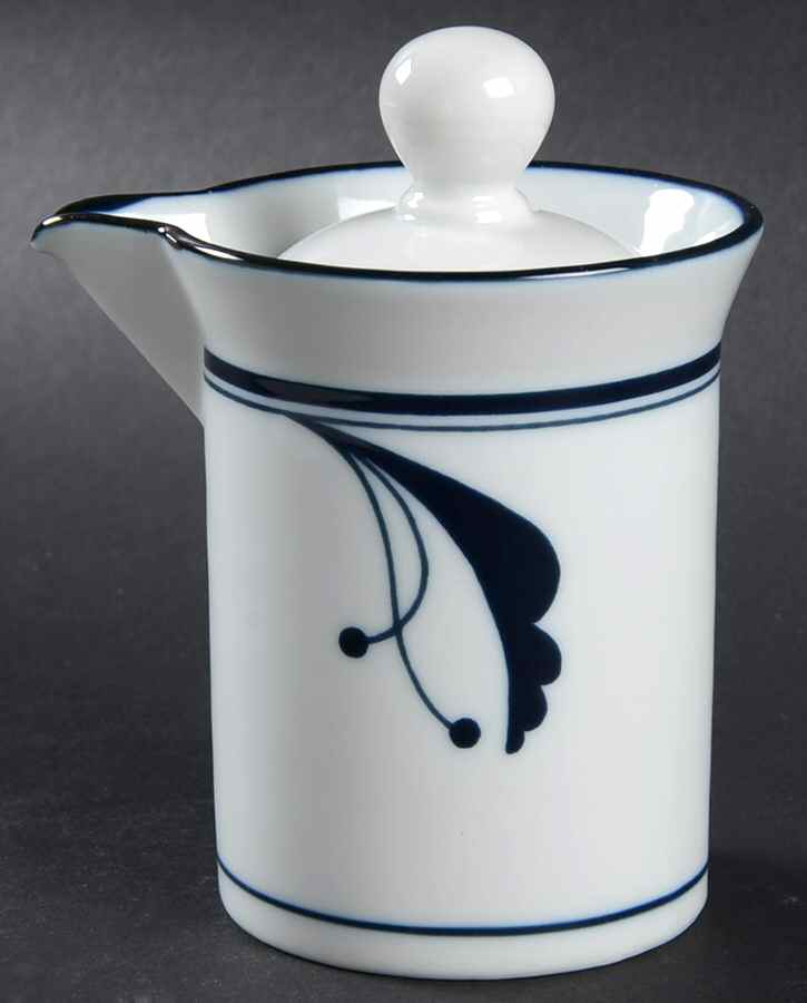 Bayberry Blue (Japan, Portugal) Creamer & Lid by Dansk-1